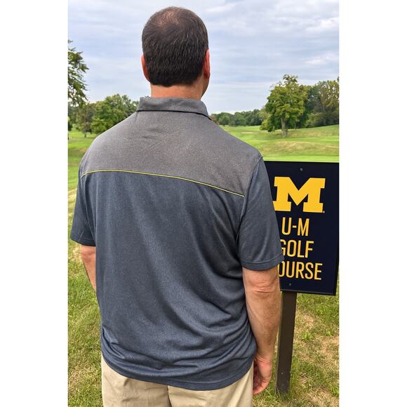 University of Michigan Colosseum Polo Sz. 3XLT - Picture 5 of 5